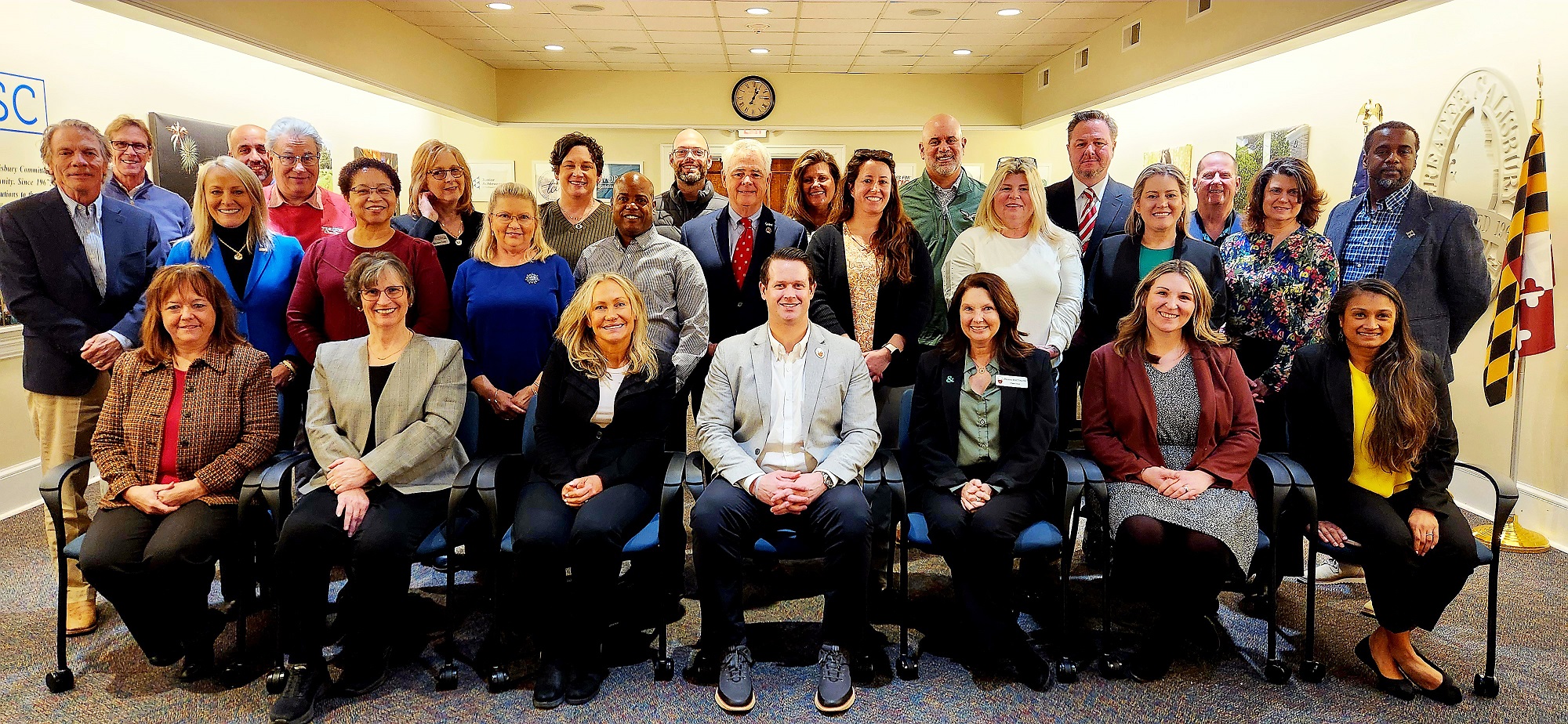 group photo of the salisbury area chamber of commerce